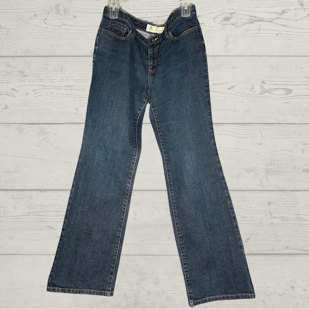 LOFT • Curvy Boot Dark Wash Jeans